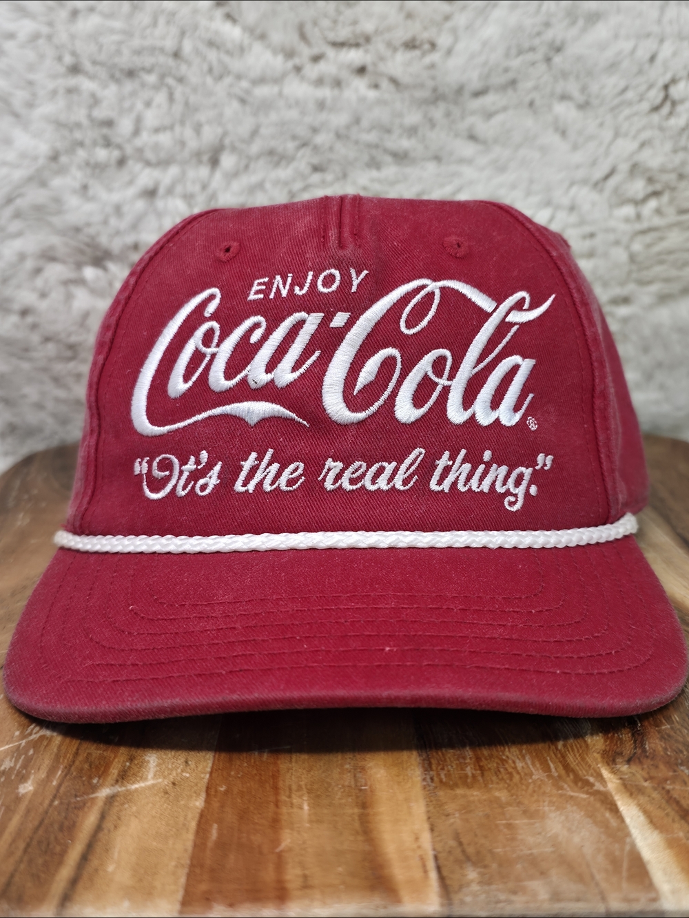 Coca-Cola Red Logo Rope Baseball Cap
